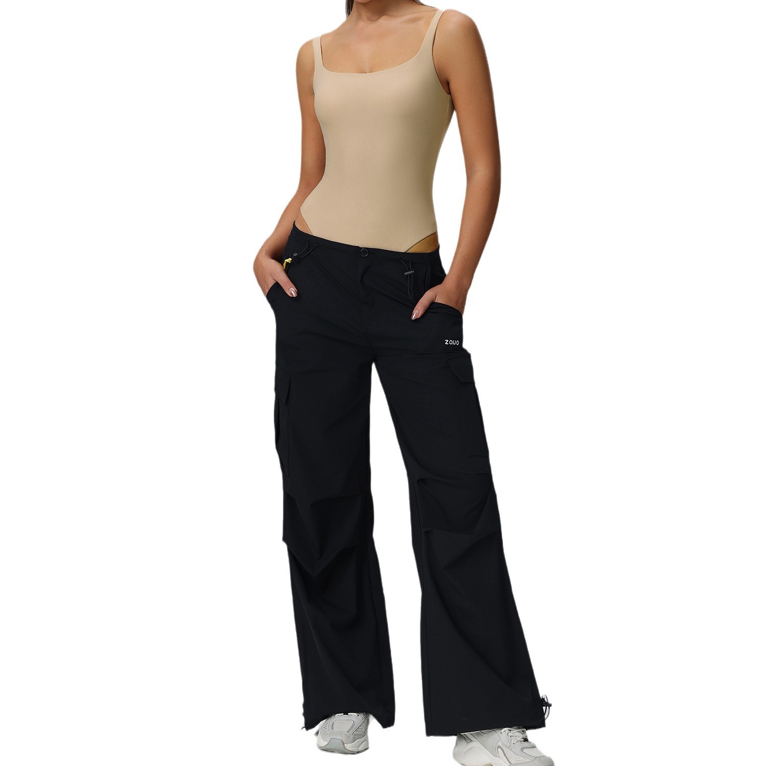 One Piece Workout Jumpsuits for Women Backless Tummy Control Sleeveless Jumpsuits Scrunch Yoga Romper Jumpsuit