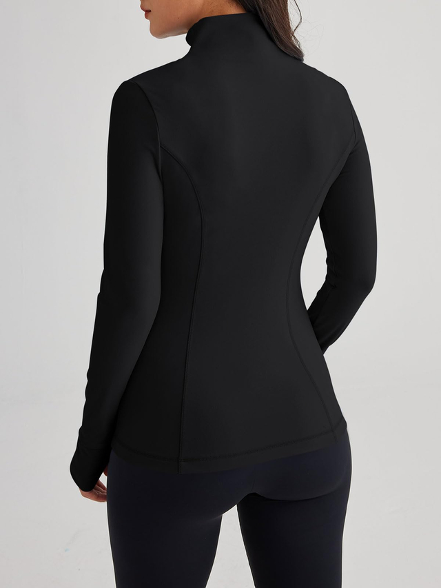 Women's Workout Yoga Jacket Full Zip Running Track Jacket