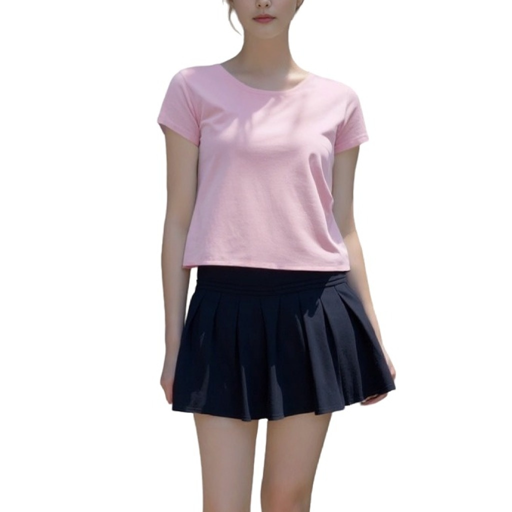  High Waisted Tennis Skirt with Pockets Athletic Golf Skorts for Women Casual Workout Built-in Shorts