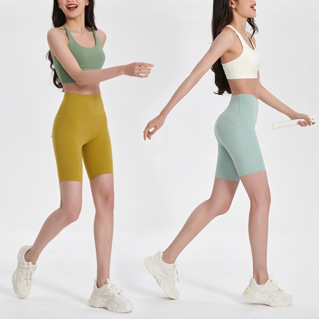 High Waisted Biker Shorts for Women - 5 inch Tummy Control, Ultra-Comfort for Workouts, Yoga & Daily Wear