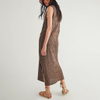 Women's 2025 Summer Spring Casual Sundress Beach Vacation Hollow Out slit Sleeveless Tank V neck Coverup Long Dresses