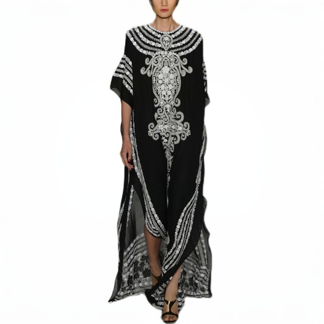 Kaftan Dresses for Women Plus Size Swimsuit Cover Up Long Caftan Dress