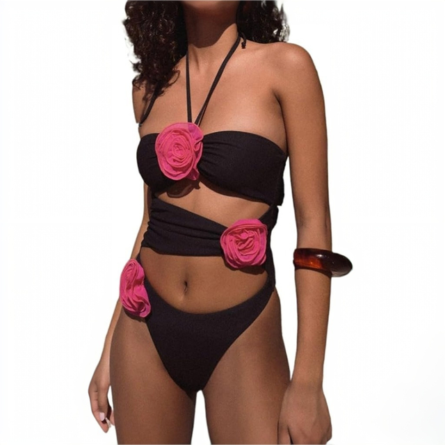 Women's One Piece Bikini Sexy Bathing Suit for Women Fashion Floral Bikinis Swimsuit