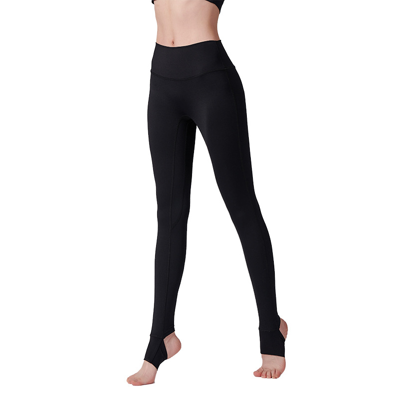 Women's High Waist Stirrup Leggings Tights Gym Workout Yoga Pants