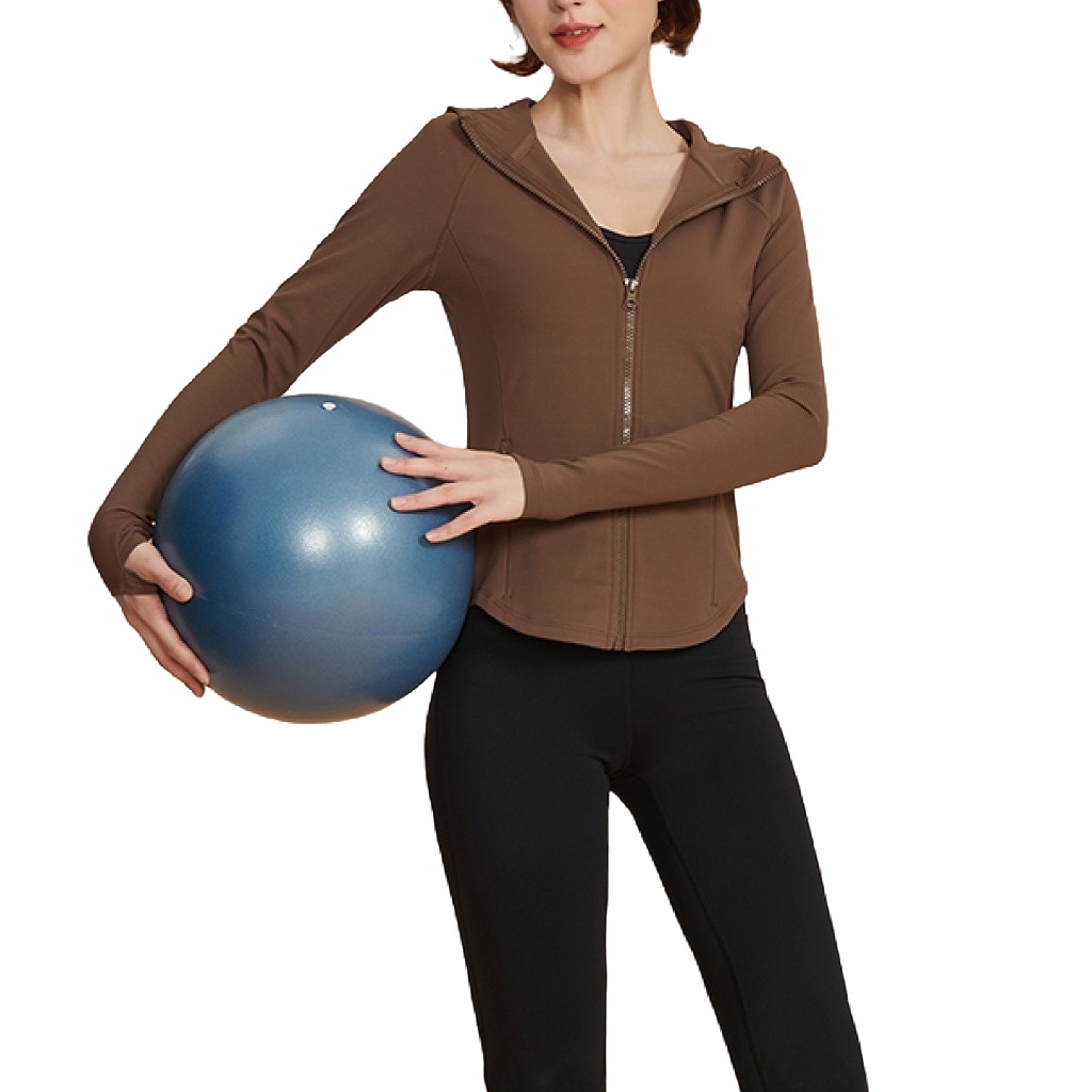 Custom Logo Sportswear Workout Quick Dry Women Full Zip Sports Shirts Zipper Fitness Gym Tops Yoga Jacket