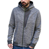 Men's Full-Zip Athletic Jacket with Hoodies Workout Long Sleeve Fishing Hiking Performance Shirt