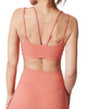 Custom Wholesale Women Thin Shoulder Straps Gym Outfits Fitness Running Sports Underwear Sports Yoga Bra