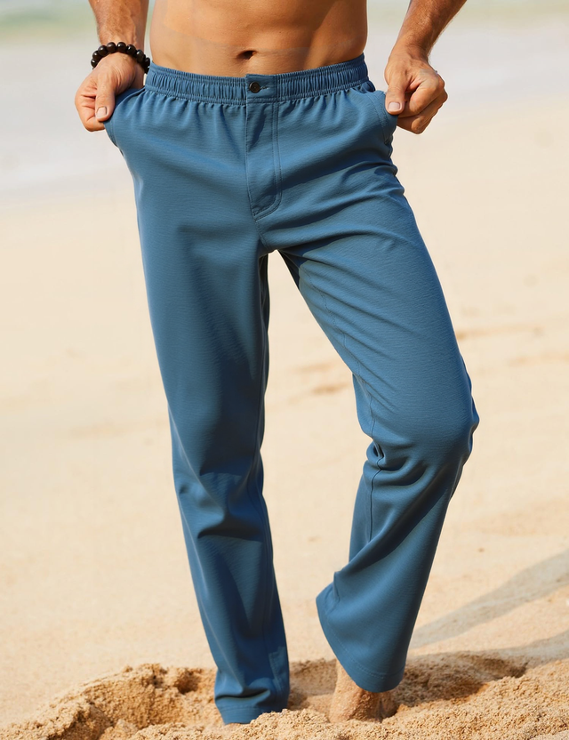 Mens Athletic Sweatpants with Zipper Pockets,Workout Gym Joggers Pants for Men Running Jogging Pants