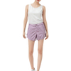 Shorts for Women High Waisted Wide Leg Elastic Waist Stretchy Denim Jorts Summer Causal Shorts with Pockets