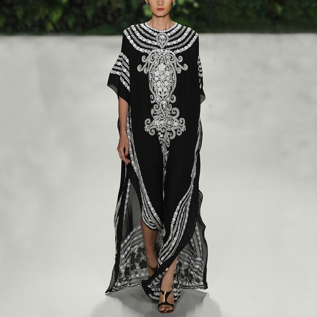 Kaftan Dresses for Women Plus Size Swimsuit Cover Up Long Caftan Dress