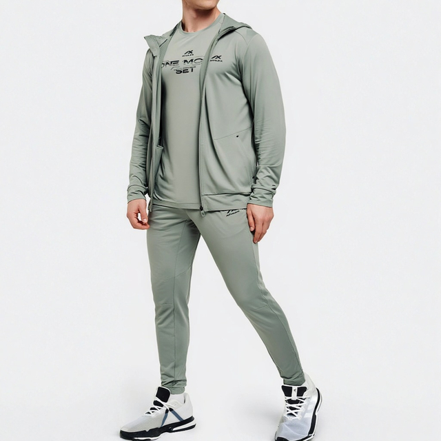 Sweatsuits for Men 2 Piece Men's Jogging Tracksuit Set Hoodie Casual Athletic Long Sleeve Zipper Suit Set