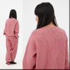 Women's Long Sleeve Shirts Casual Loose Fit Tees Solid Color Oversized Basic Tops Business Casual Outfits