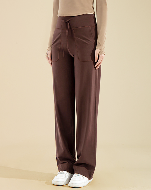 Winter Thick Fleece Sports Pants Cotton Loose Casual Straight Leg Pants Warm Trousers Women Workout Sweatpants