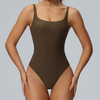 One Piece Workout Jumpsuits for Women Backless Tummy Control Sleeveless Jumpsuits Scrunch Yoga Romper Jumpsuit